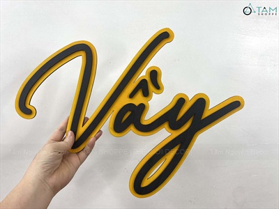 Chữ Tết Sum Vầy Cao 30-64cm [Bằng gỗ - Nhẹ] CHU-GO-22